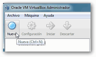 Inicio de windows ejecutar 10 en virtualbox